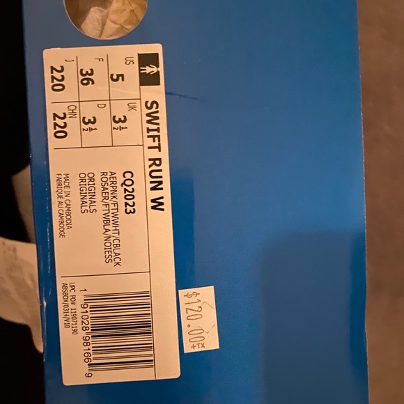 COPY - Adidas Swift Runners, Pink, Size 5 NWT - Picture 4 of 4